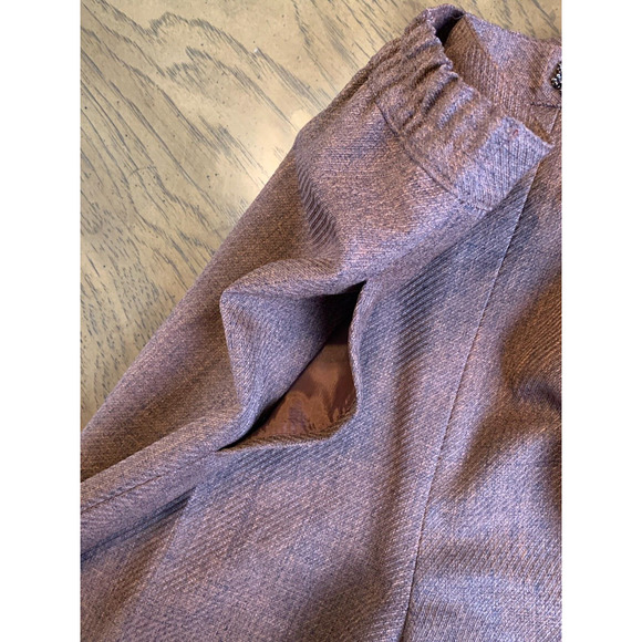 JOHN MEYER BROWN LONG LINE PANT SUIT BEADED EMBROIDERED SIZE 10 - Picture 16 of 16